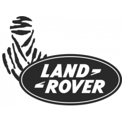 AUTOCOLLANT Land Rover TOUAREG NOIR 12 X 9 CM