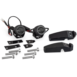 Window frame holder with LED headlights for Defender