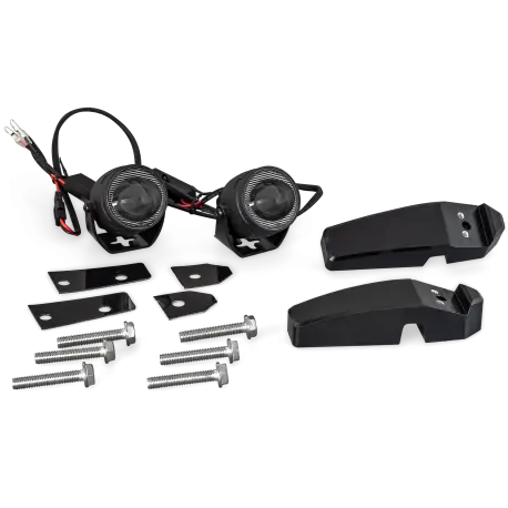 Support de cadre pare-brise avec phares à LED pour Defender