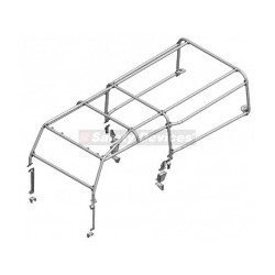 DEFENDER 130 Double Cab High Capacity Pick Up Multi Point Bolt-in Roll Cage