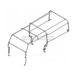 DEFENDER 130 Double Cab High Capacity Pick Up Multi Point Bolt-in Roll Cage