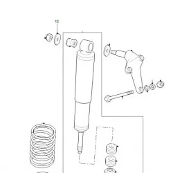 Washer, outer - Shock Absorber Top Bush