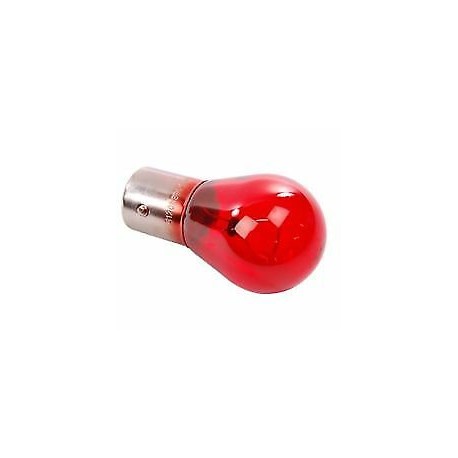 Lucas 385 12V 21W Single Filament Red Bulb - Single Bulb