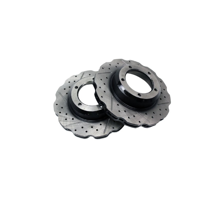 Range Rover L322 Avant Ventilé Disques De Frein Terrafirma Foré Rainuré SDB000201