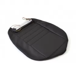 Housse BLACK VINYL d'assise de siège avant de DEFENDER jusqu'au TD5 - EXMOOR TRIM