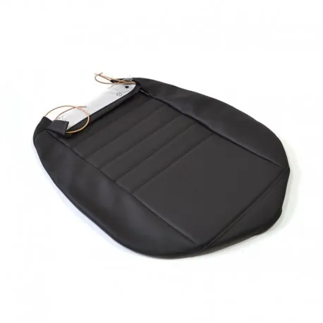 Housse BLACK VINYL d'assise de siège avant de DEFENDER jusqu'au TD5 - EXMOOR TRIM