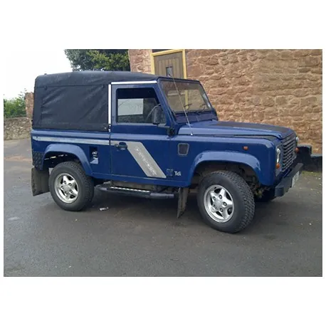 bâche noire - sans fenetres laterales - defender 90