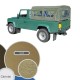 DEFENDER 110 3-4 hood body fit sand canvas - EXMOOR TRIM