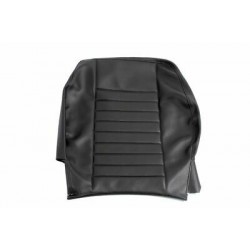 DEFENDER front seat cover back - Black vinyl