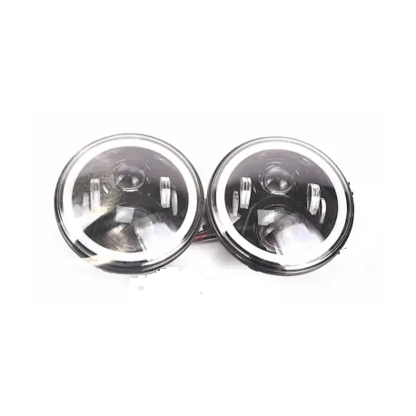 Pair of Angel eyes LED headlights for SERIES, DEFENDER and RRC