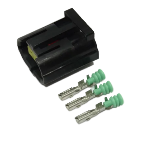 Prise électrique triple fiches femelles