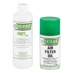 KIT DE NETTOYAGE POUR FILTRE A AIR GREEN