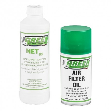 Kit nettoyage Filtre à air Green