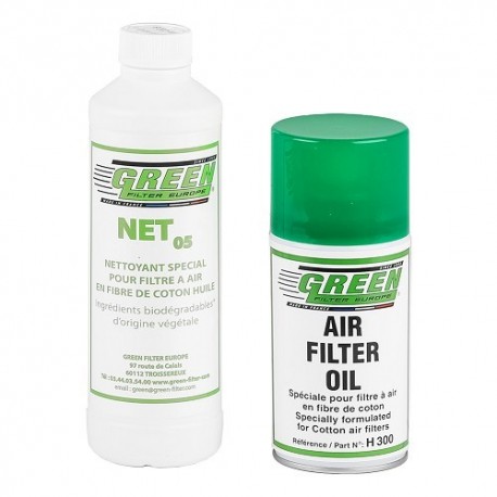 KIT DE NETTOYAGE POUR FILTRE A AIR GREEN