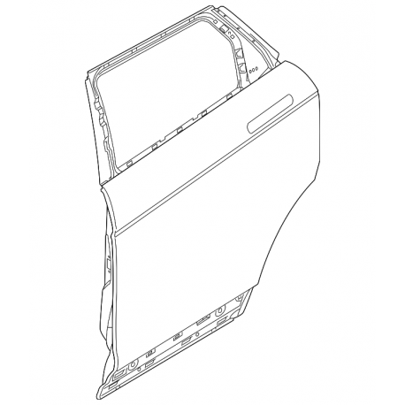 door shell - Range Rover Evoque - genuine