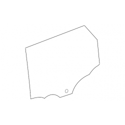 Coulisse de glace de porte AV et AR - Genuine