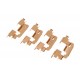 FREELANDER 1 front caliper clip - set of 4