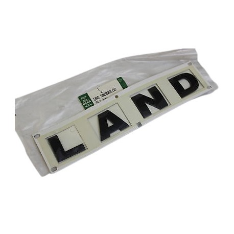 Lettres adhésives noires LAND pour capot moteur FREELANDER 1 - GENUINE