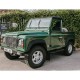 Defender 90/110 300TDI bikini hood black canvas