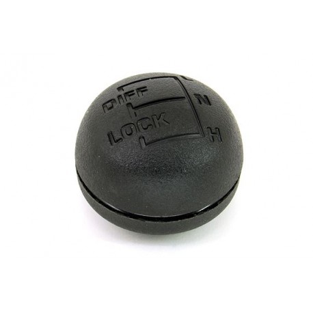 knob - high/low gear selection - plastic - LT230 - defender (1994-2006)