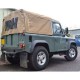 defender - canvas hood - (except td5)