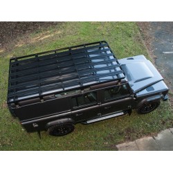 defender 110 full roof rack in black - britpart expedition