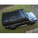 galerie aluminium 8 points de fixation pour defender 110 - britpart expedition