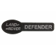 Land Rover Classic badge - black & white