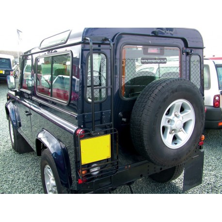DEFENDER 90-110 LADDER WITH INTERGRATED REAR LAMP GUARD