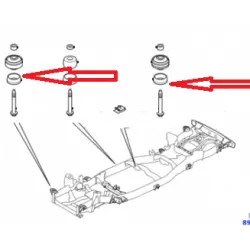 chassi frame mounting bush Discovery3 & 4, RR sport