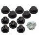 LOCKING WHEEL NUTS & KEY KIT - range rover classic - defender - discovery 1