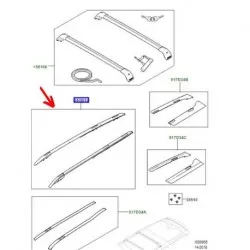 discovery 5 roof rails in black
