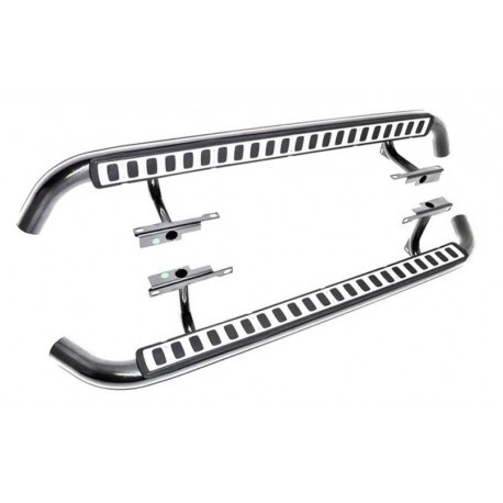Fire an ice stainless steel side steps for DEFENDER