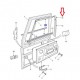 angle de glissiere porte arriere (gauche/droite) - defender 90/110