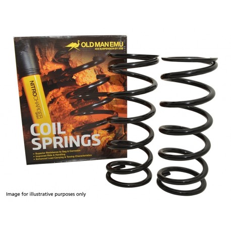 front Coils + 40mm - defender - discovery 1 - range rover classic - old man emu