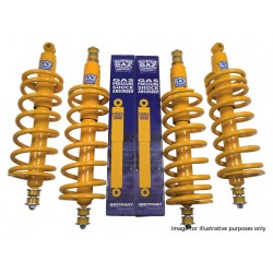 Kit Suspension Evolution Super Gaz + 40 mm - charge moyenne - DEFENDER 90 - DISCOVERY 1 - RANGE ROVER Classic