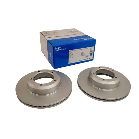 Disque de frein avant ventilé - Defender 90/110/130 - delphi