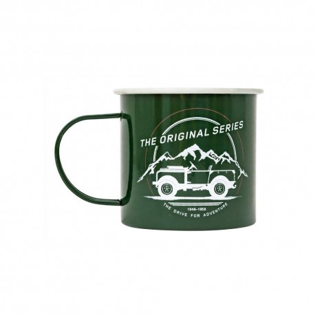 HERITAGE enamel mug green