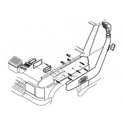 Raised Air Intake - Snorkel Fitment Side - LHS - discovery 2 - Td5 - V8