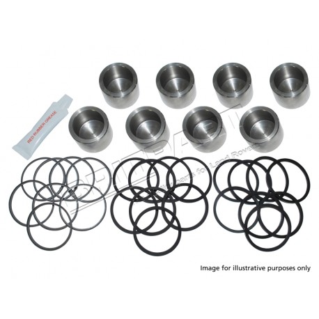 Kit 8 pistons de frein avants en Inox pour Defender 90/110/130- INOX