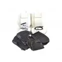 Kit housses + mousses sièges avant de DEFENDER - cuir/tissu XSBR