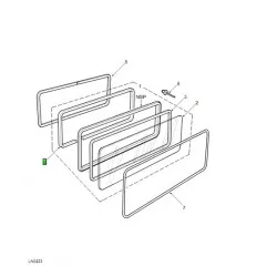 Window Fixed Seal Filler - Defender 90 td5 - oem
