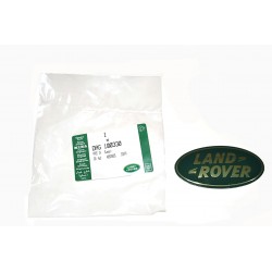 Land Rover Name Plate - green/gold - genuine