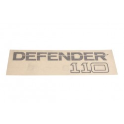 Autocollant arrière DEFENDER 110 gris clair - GENUINE