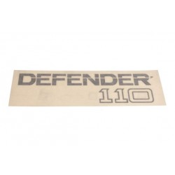 Defender 110 silver sticker - GENUINE