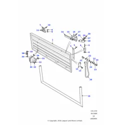 HAYON ARRIERE POUR DEFENDER 130/110 Hi capacity - oem