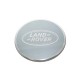 cabochon central de jante alu - argent satin/aluminium brillant - genuine