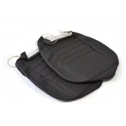 kit complet sieges avant - black vinyl - defender