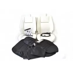 kit complet sieges avant - black vinyl - defender