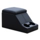cubby box premium - vinyl noir - surpiqures noires - defender/series